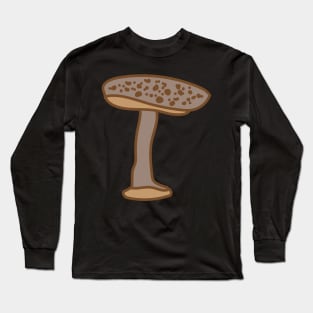 Brown Spotted Mushroom Long Sleeve T-Shirt